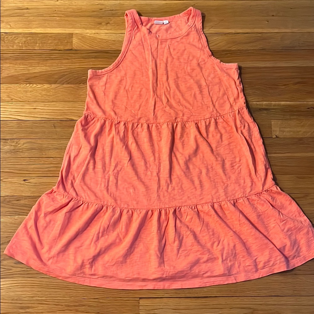 Coral Sleeveless Women’s Dress
